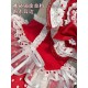 Twin Bears Take A Bite Of Cake White&Red JSK and Salopette(2nd Pre-Order/Full Payment Without Shipping)